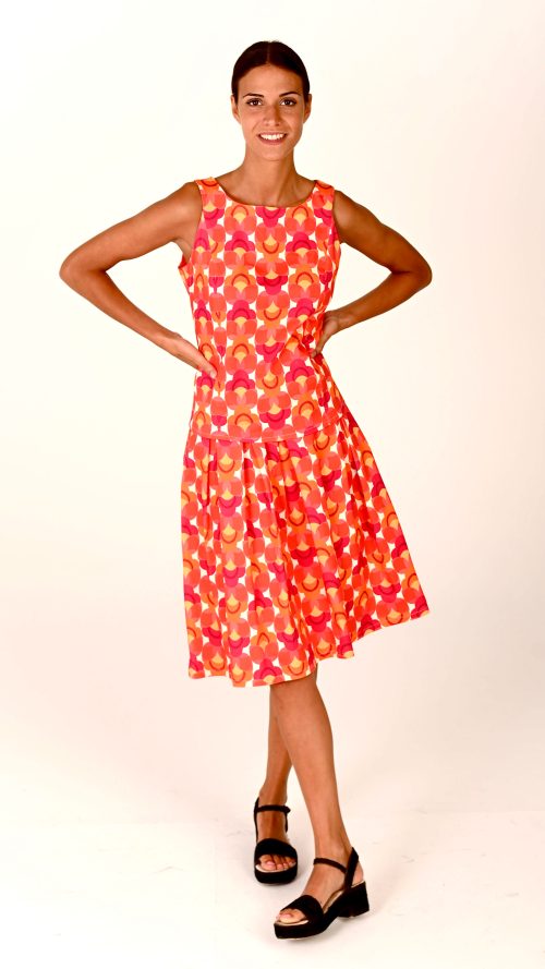 Falda de flores Red Camellia