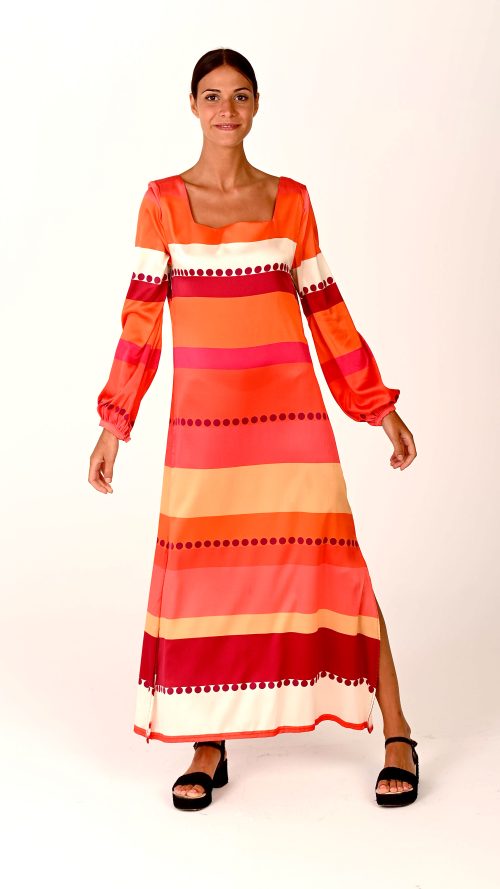 Red Rainbow long tunic